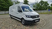 Kravas busu noma - VW Crafter Super Maxi, 2024. gads, 2.0 Tdi, 103 Kw/140 Zs, EUR 6, Balts (BG BONDS)