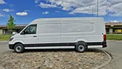 Kravas busu noma - VW Crafter Super Maxi, 2024. gads, 2.0 Tdi, 103 Kw/140 Zs, EUR 6, Balts (BG BONDS)