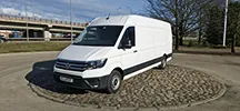 Kravas busu noma - VW Crafter Super Maxi, 2020. gads, 2.0 Tdi, 103 Kw/140 Zs, EUR 6, Balts (XXX)