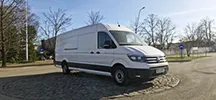 Kravas busu noma - VW Crafter Super Maxi, 2020. gads, 2.0 Tdi, 103 Kw/140 Zs, EUR 6, Balts (XXX)