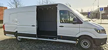 Kravas busu noma - VW Crafter Super Maxi, 2020. gads, 2.0 Tdi, 103 Kw/140 Zs, EUR 6, Balts (XXX)