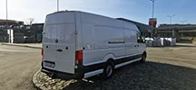 Kravas busu noma - VW Crafter Super Maxi, 2020. gads, 2.0 Tdi, 103 Kw/140 Zs, EUR 6, Balts (XXX)