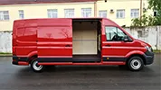 Kravas busu noma - VW Crafter Maxi, 2020. gads, 2.0 Tdi, 103 Kw/140 Zs, EUR 6, Sarkans (ŠARMANTS R)