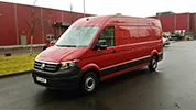 Kravas busu noma - VW Crafter Maxi, 2020. gads, 2.0 Tdi, 103 Kw/140 Zs, EUR 6, Sarkans (ŠARMANTS R)