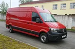 Kravas busu noma - VW Crafter Maxi, 2020. gads, 2.0 Tdi, 103 Kw/140 Zs, EUR 6, Sarkans (BRILIANTS R)