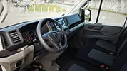 Kravas busu noma - VW Crafter Maxi, 2019. gads, 2.0 Tdi, 103 Kw/140 Zs, EUR 6, Balts (ŠARMANTS)