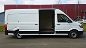 Kravas busu noma - VW Crafter Maxi, 2019. gads, 2.0 Tdi, 103 Kw/140 Zs, EUR 6, Balts (ŠARMANTS)