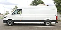 Kravas busu noma - VW Crafter Maxi, 2019. gads, 2.0 Tdi, 103 Kw/140 Zs, EUR 6, Balts (BRILIANTS)