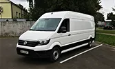 Kravas busu noma - VW Crafter Maxi, 2019. gads, 2.0 Tdi, 103 Kw/140 Zs, EUR 6, Balts (BRILIANTS)