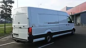 Kravas busu noma - VW Crafter Super Maxi, 2019. gads, 2.0 Tdi, 103 Kw/140 Zs, EUR 6, Balts (RIGGS)