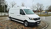 Kravas busu noma - VW Crafter Maxi, 2017. gads, 2.0 Tdi, 103 Kw/140 Zs, EUR 6, Balts (BLĒDIS)