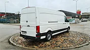 Kravas busu noma - VW Crafter Maxi, 2017. gads, 2.0 Tdi, 103 Kw/140 Zs, EUR 6, Balts (BLĒDIS)