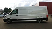 Kravas busu noma - VW Crafter Maxi, 2017. gads, 2.0 Tdi, 103 Kw/140 Zs, Euro 6, Balts (VAN BUREN)