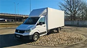 Kravas busu noma - VW Crafter Box Lift, 2019. gads, 2.0 Tdi, 130 Kw/177 Zs, EUR 6, Balts (LUCKY BOX Lift)