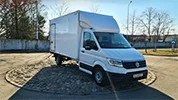 Kravas busu noma - VW Crafter Box Lift, 2019. gads, 2.0 Tdi, 130 Kw/177 Zs, EUR 6, Balts (LUCKY BOX Lift)
