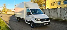 Kravas busu noma - VW Crafter Box Lift, 2017. gads, 2.0 Tdi, 130 Kw/177 Zs, EUR 6, Balts (FRICIS BOX Lift)