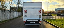 Kravas busu noma - VW Crafter Box Lift, 2017. gads, 2.0 Tdi, 130 Kw/177 Zs, EUR 6, Balts (FRICIS BOX Lift)