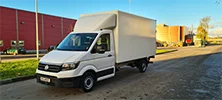 Kravas busu noma - VW Crafter Box Lift, 2017. gads, 2.0 Tdi, 130 Kw/177 Zs, EUR 6, Balts (FRICIS BOX Lift)