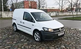 Kravas busu noma - VW Caddy, 2020. gads, 2.0Tdi, 55Kw / 75Zs, EUR 6, Balts (KABLUKS)