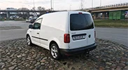 Kravas busu noma - VW Caddy, 2020. gads, 2.0Tdi, 55Kw / 75Zs, EUR 6, Balts (KABLUKS)