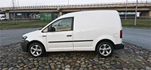 Kravas busu noma - VW Caddy, 2020. gads, 2.0Tdi, 55Kw / 75Zs, EUR 6, Balts (KABLUKS)